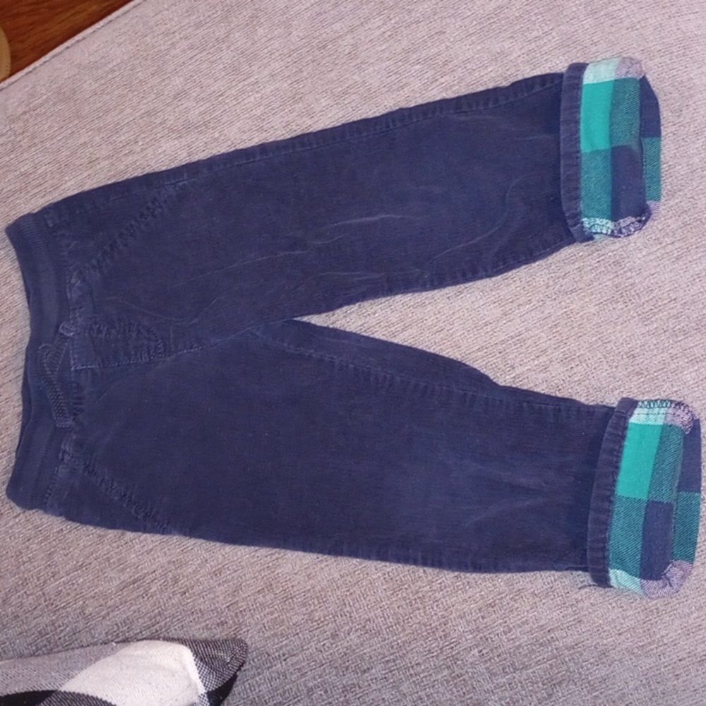 2T Jumping Beans Navy Corduroys